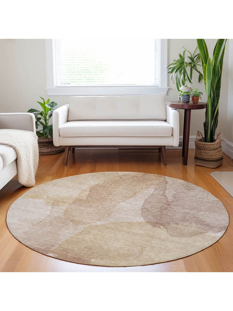 Ravenna RN12 Coral 8' Round Rug