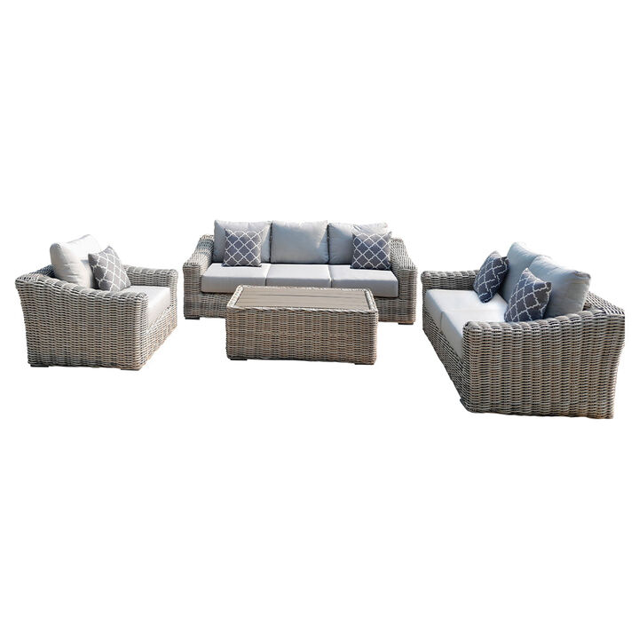 Teva Outdoor Patio Sectional Sofa Set
