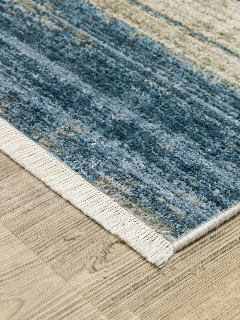 Bauer 5'3" x 7'6" Blue Rug image number 1