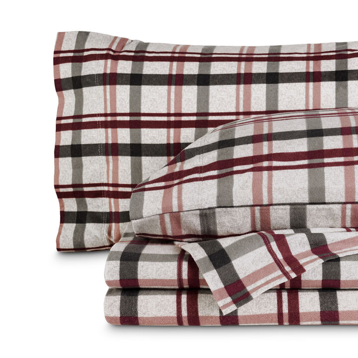 Soft & Cozy 100% Cotton Flannel Printed Pattern Sheet Set