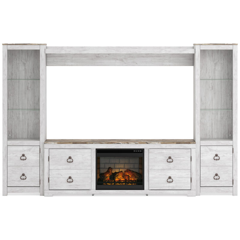 Willowton 4-Piece Entertainment Center image number 0
