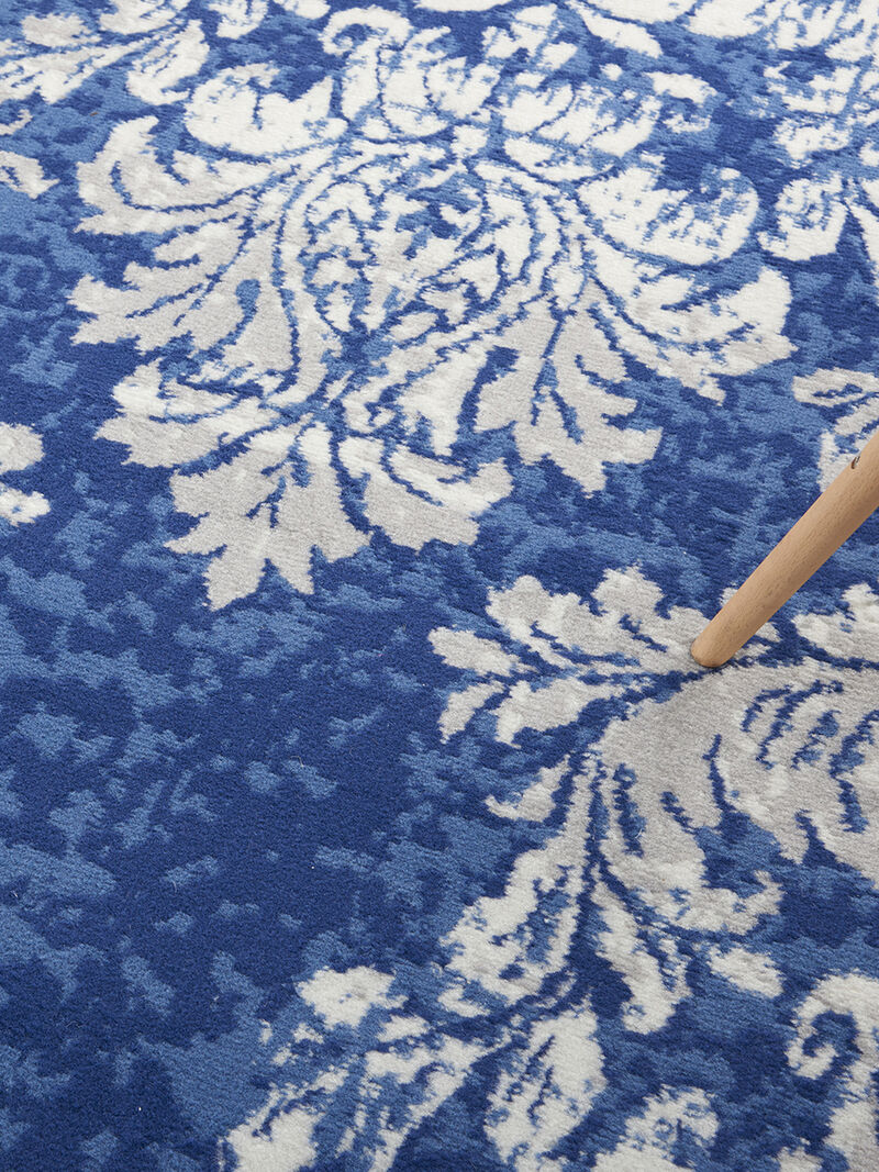 Whimsicle WHS11 Navy/Ivory 4' x 6' Rug