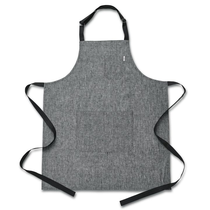 Solino Home 100% Pure Linen Apron - Kitchen Linen