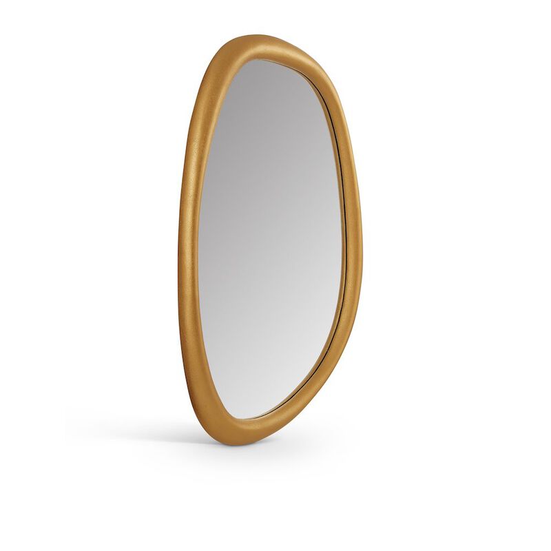 Meridian Furniture Holland Brass Polyresin Mirror
