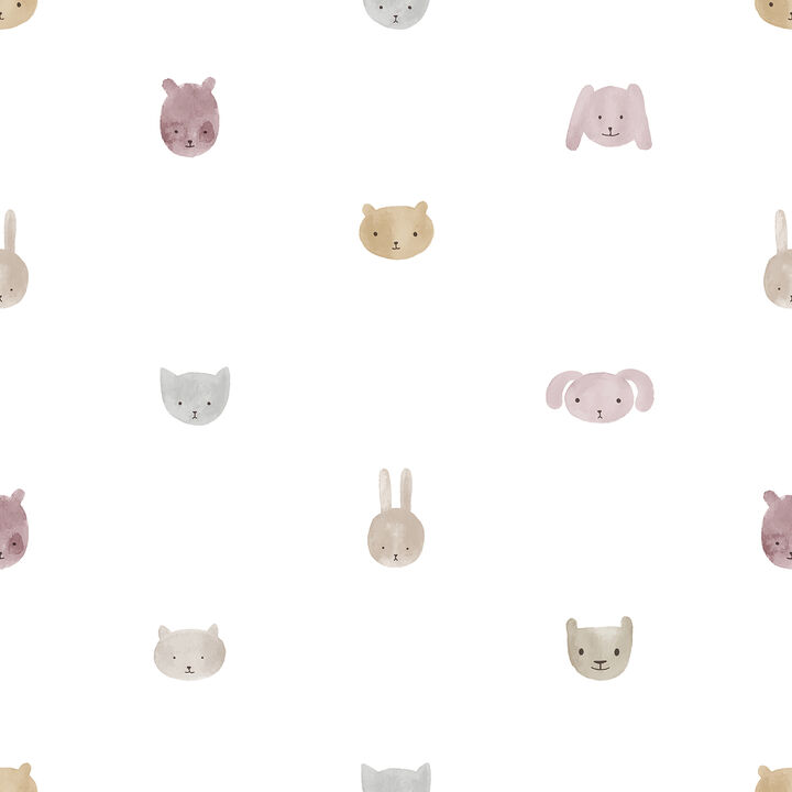 Little Explorers 2 Kids Beige Wallpaper 14811
