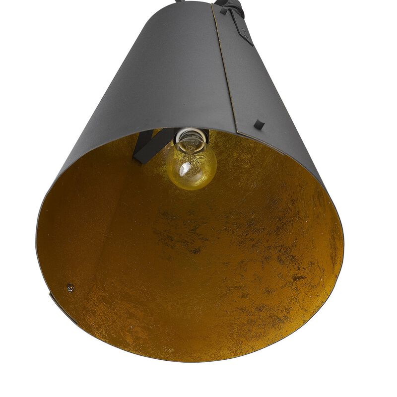 Hivvago Faza 1-Light Matte Black Pendant
