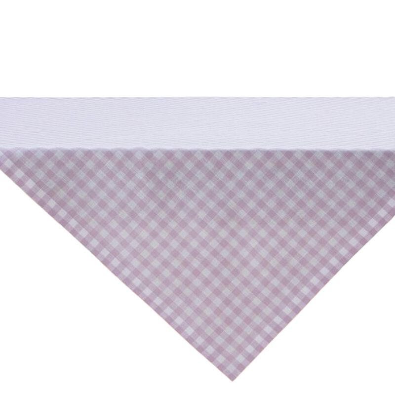 Linen Table Throw - Gingham Check image number 0