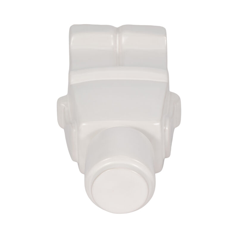12" Block Man Figure, White image number 5