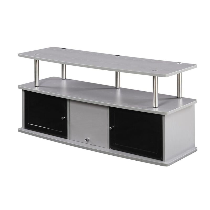 Convience Concept, Inc. TV Stand with 3 Storage Cabinets and Shelf for TVs up to 55 inches