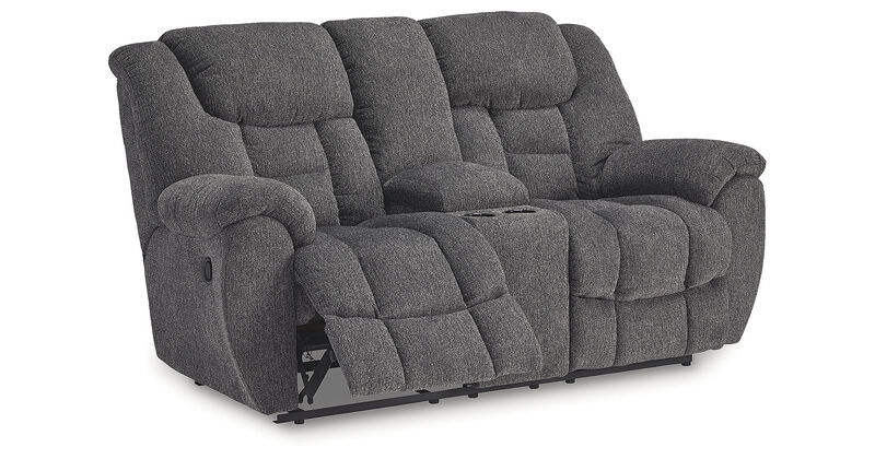 Foreside Reclining Loveseat with Console image number 4
