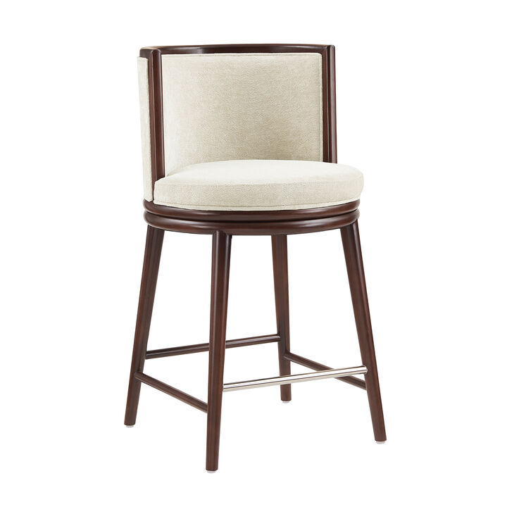 Evalyn Cream Bar Stool