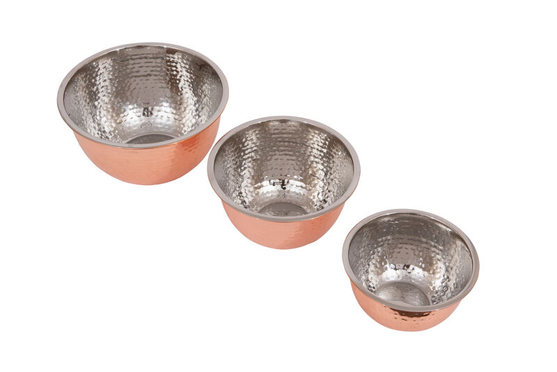4‑Piece Stainless Steel Measuring Cups, Copper Finish image number 2