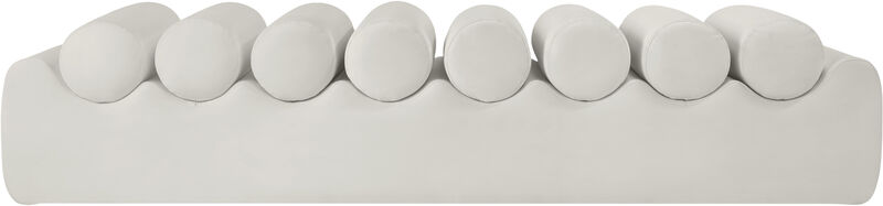 Meridian Furniture Rumble Cream Vegan Leather Bench