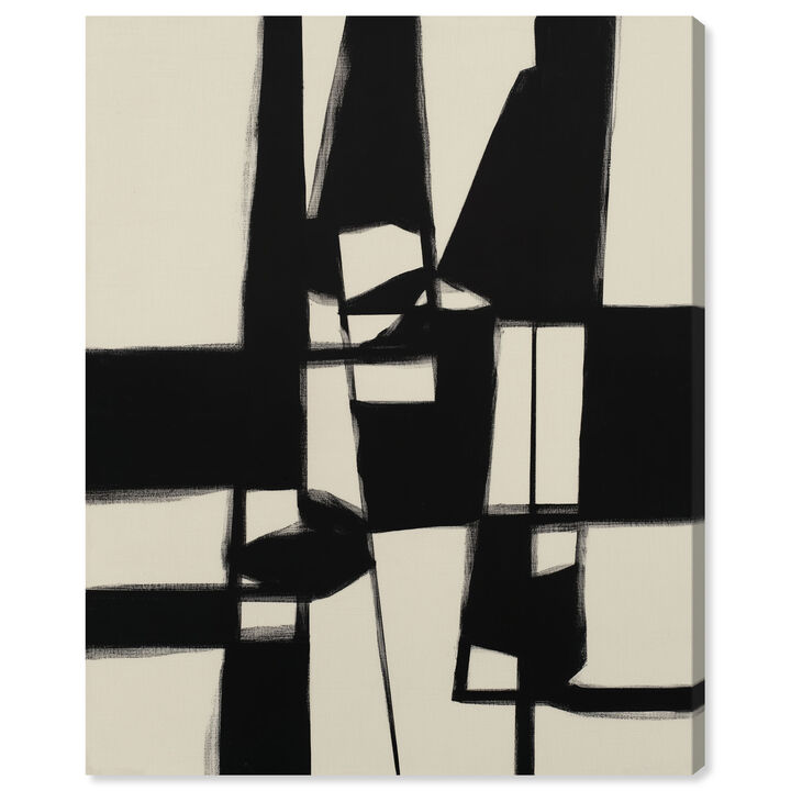 Binary Fracture I Abstract Canvas Print by Art Remedy