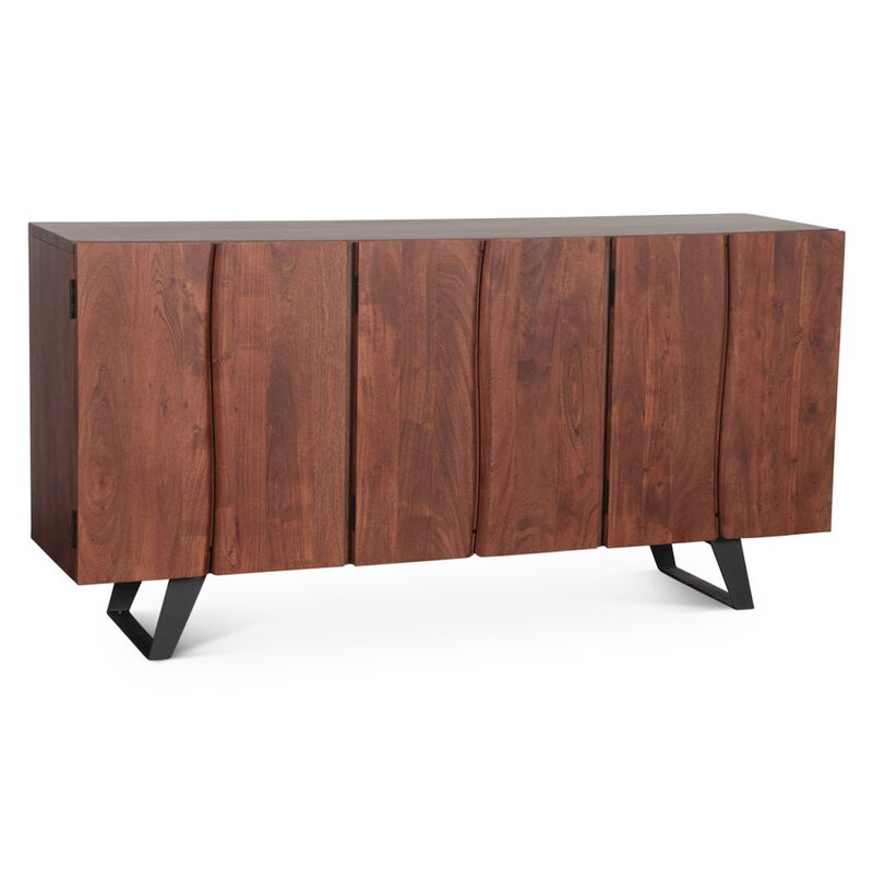 World Interiors Yarrow 68" Sideboard in Light Sequoia image number 1