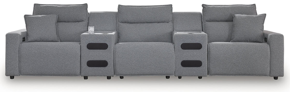 ModMax II 5-Piece Power Reclining Sectional with Audio Consoles