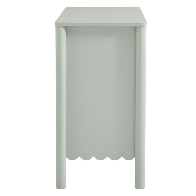 Modway Emmeline 2-Door Scalloped Sideboard in Light Gray image number 5
