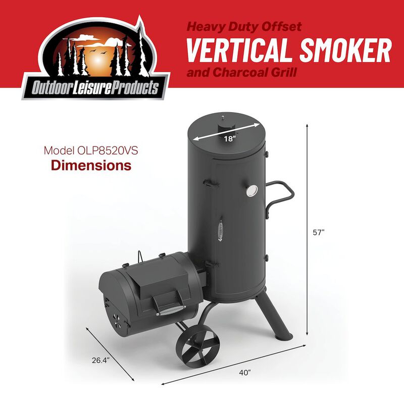 Multi Level Vertical Smoker and Grill image number 2