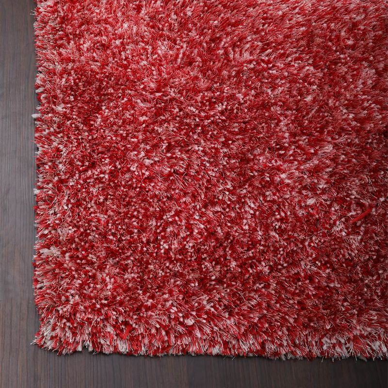 RUGSOTIC CARPETS HAND TUFTED SHAG POLYESTER ECO-FRIENDLY AREA RUGS  - Rectangle, Size, Solid Plain Design, High Pile Thick Handmade Anti Skid Rugs for Living Room, Bed Room K00111 image number 4
