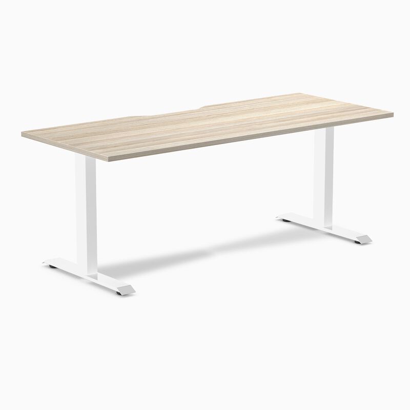 Desky Zero Scalloped Laminate Office Desk image number 0
