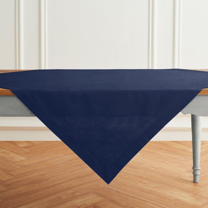 Cotton Linen Table Throw - Dru - Cotton Linen Plain