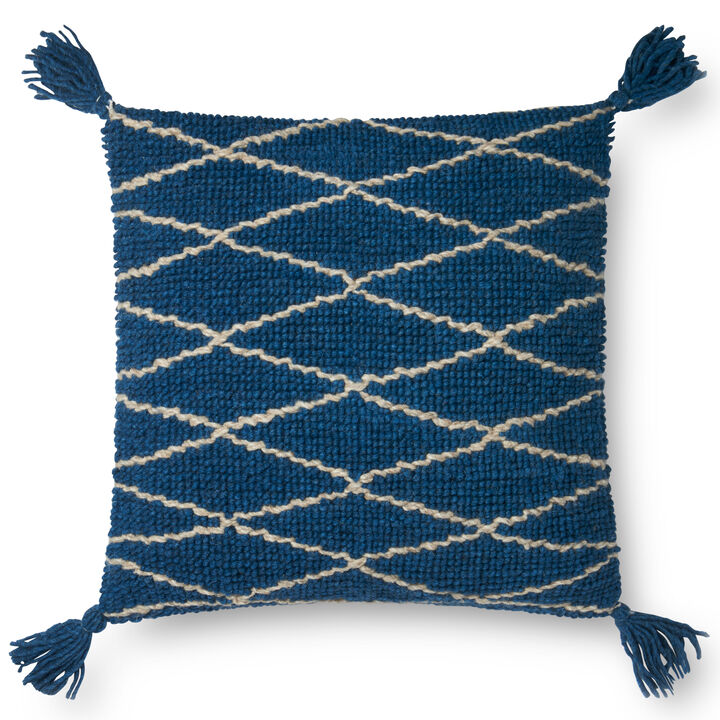 P0594 Blue 22"x22" Poly Pillow