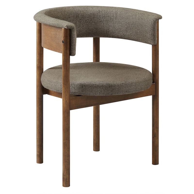 Clea Curved Upholstered Dining Chairs Set Of 2 image number 3