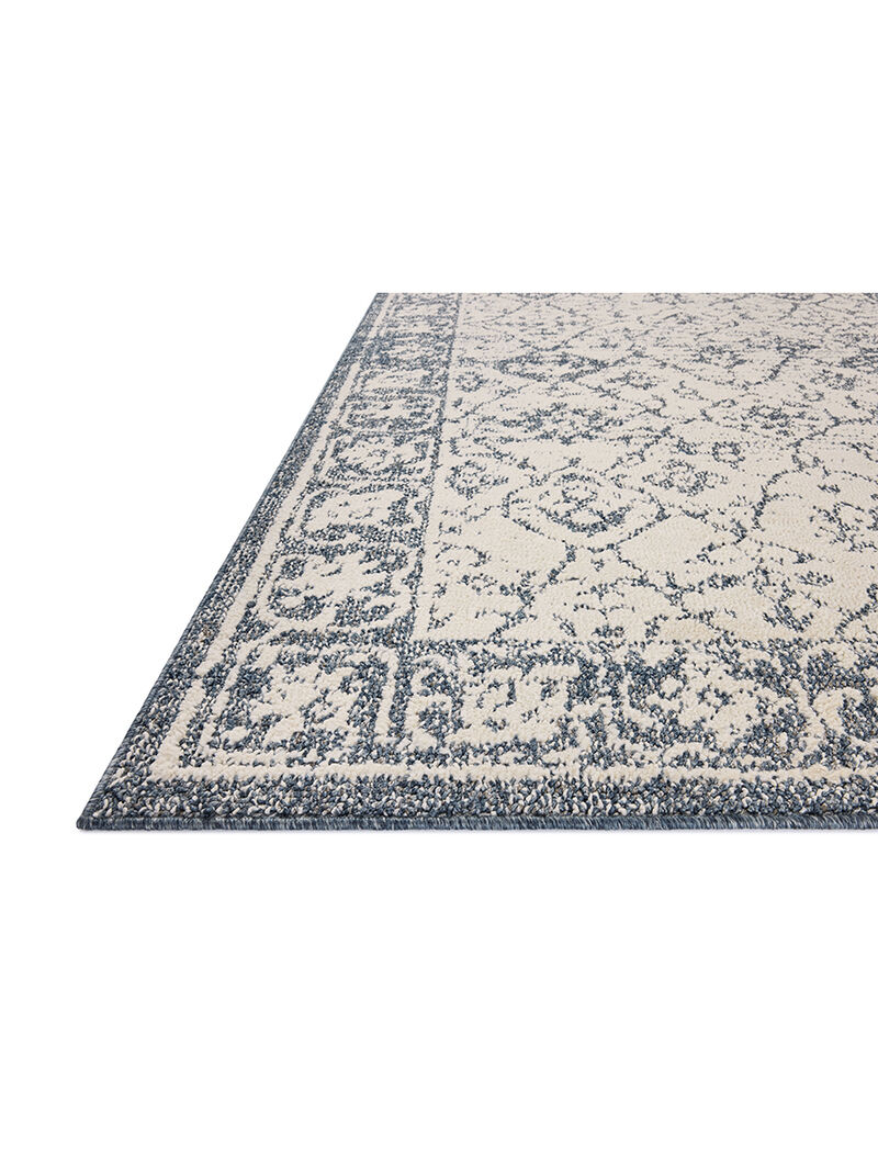 Gigi GIG02 Ivory/Blue 5'3" x 7'6" Rug by Magnolia Home by Joanna Gaines x Loloi