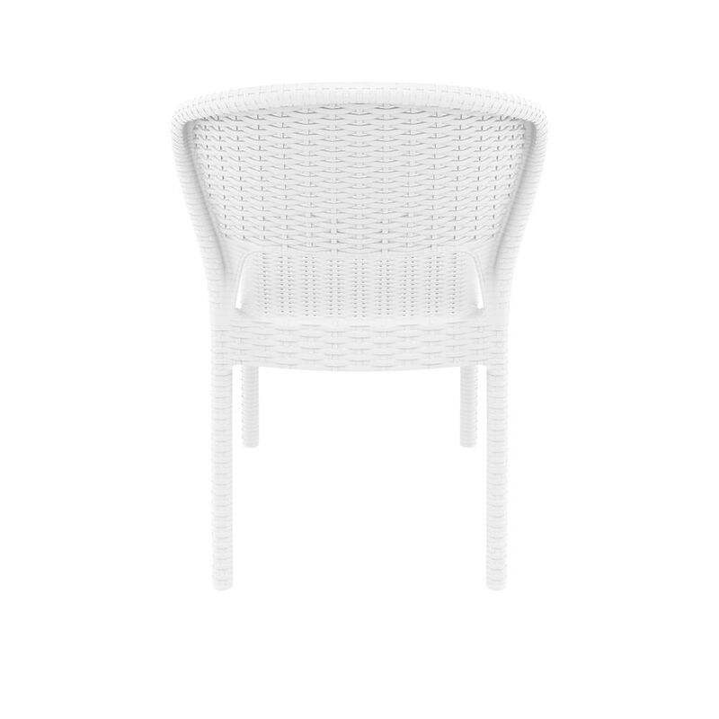 Belen Kox Resin Dining Chair Set, White, Belen Kox image number 6