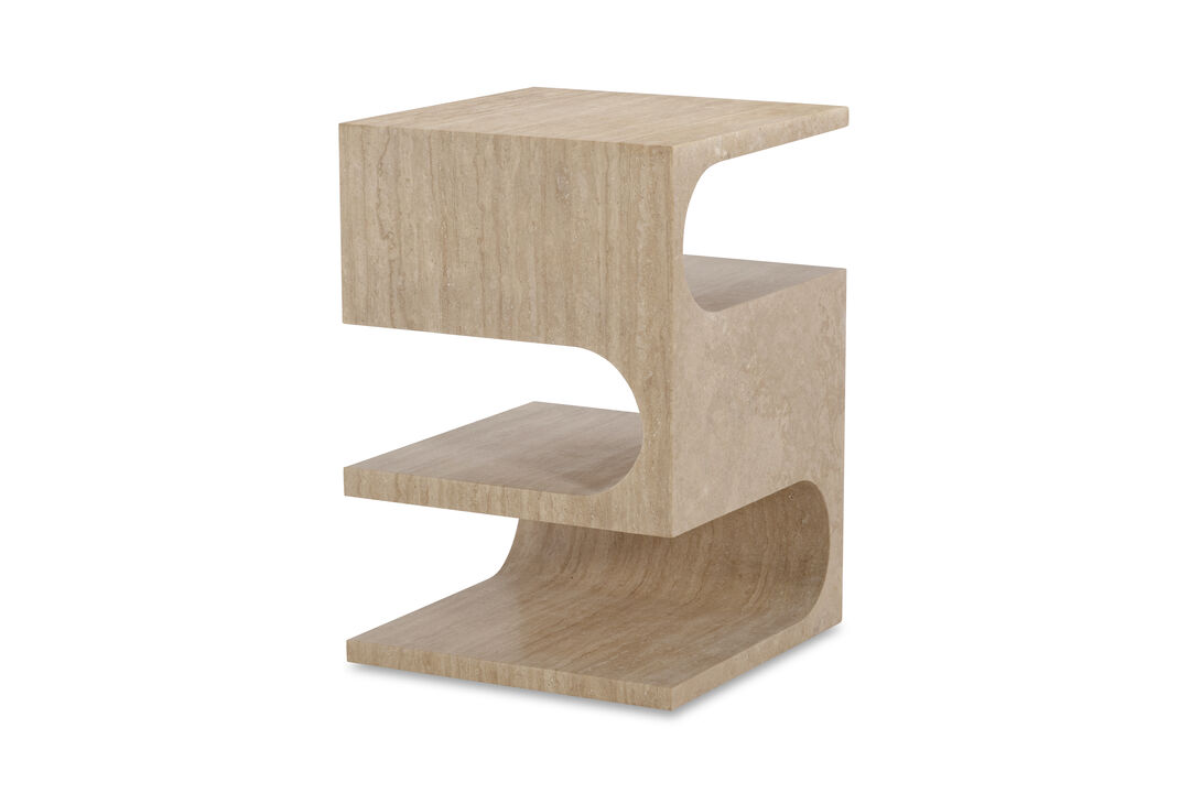 Ascoli Accent Table travertine