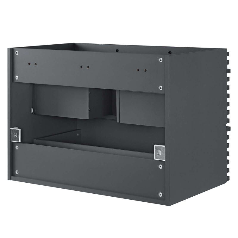 Render 30" Wall-Mount Bathroom Vanity Cabinet (Sink Basin Not Included) image number 4