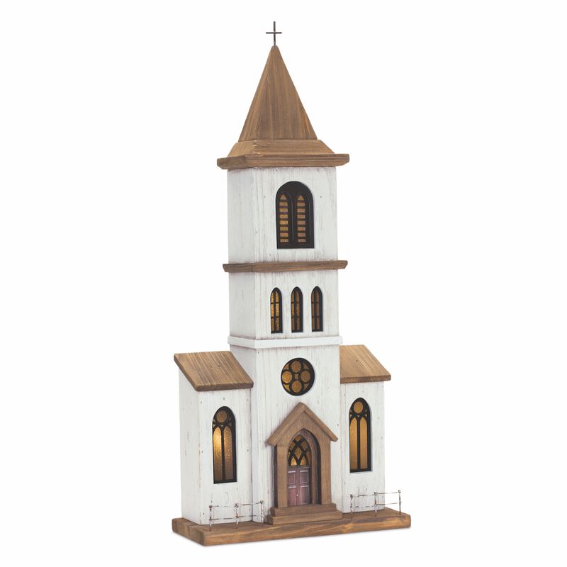 Church Christmas Decoration for Holiday Décor and Festive Home Styling