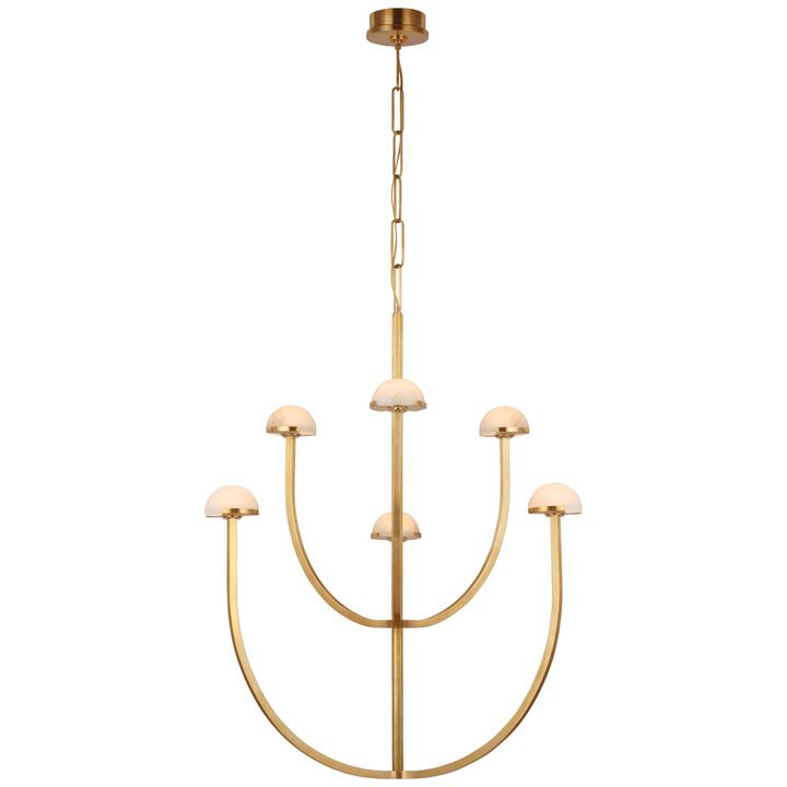 Kelly Wearstler Pedra Two-Tier Chandelier Collection