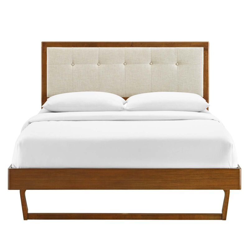 Modway - Willow Full Wood Platform Bed with Angular Frame image number 4