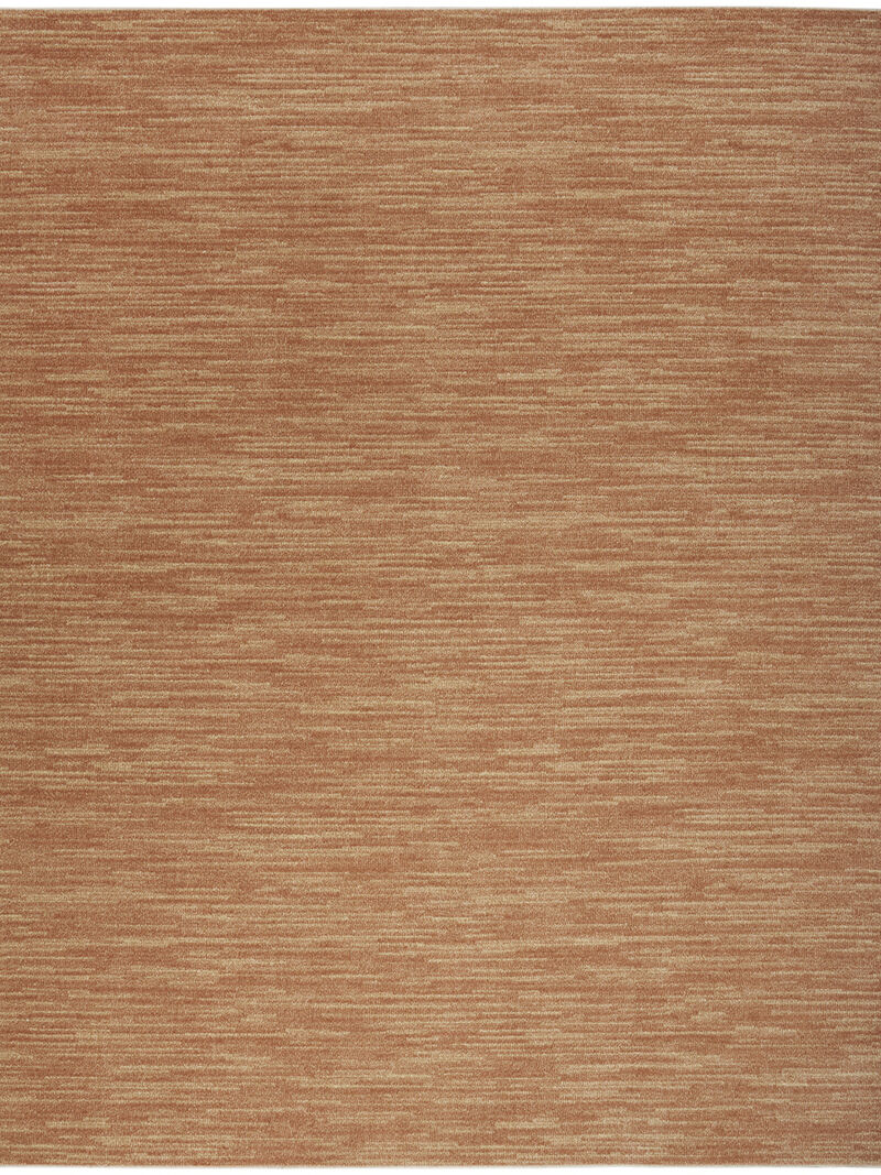 Nourison Essentials NRE01 Rust 9' x 12' Rug