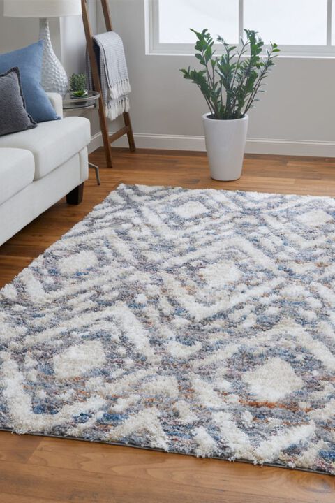Mynka 39IAF Gray/Multi 4' x 6' Rug