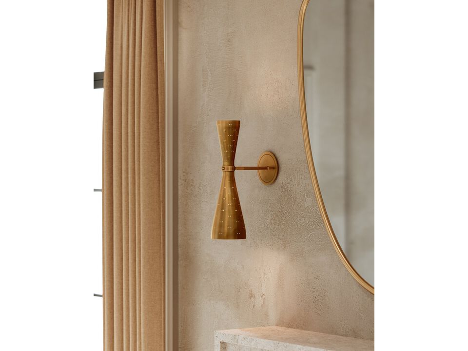 Allanton Brass Wall Sconce
