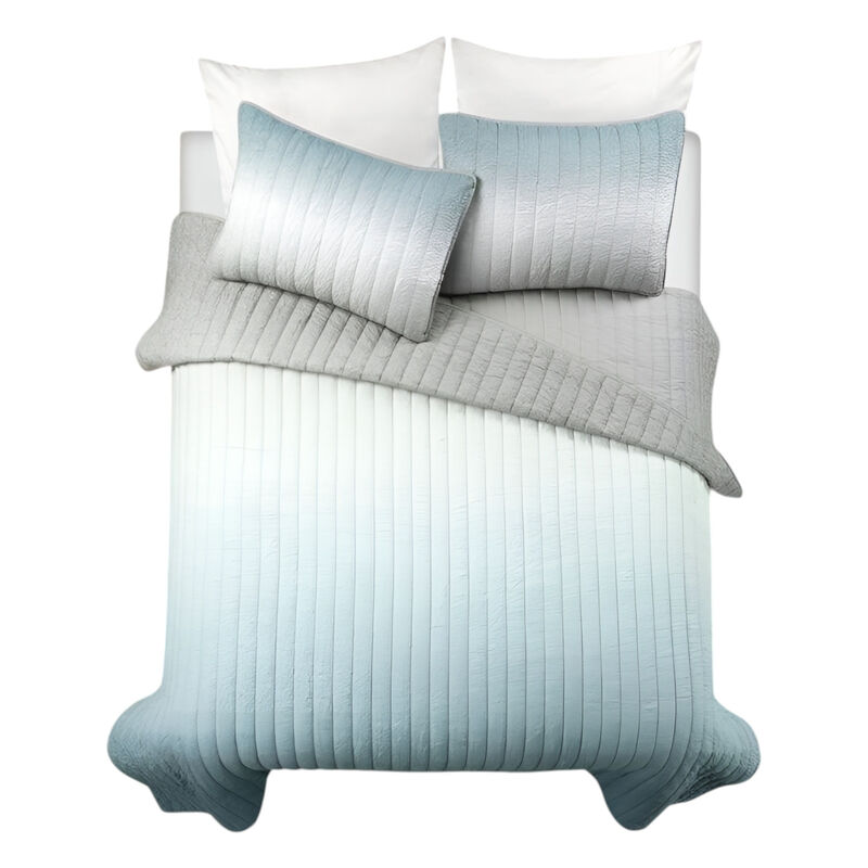 3-Piece Polyester Quilt Set, Lightweight and Comfortable Bedding For Bedroom