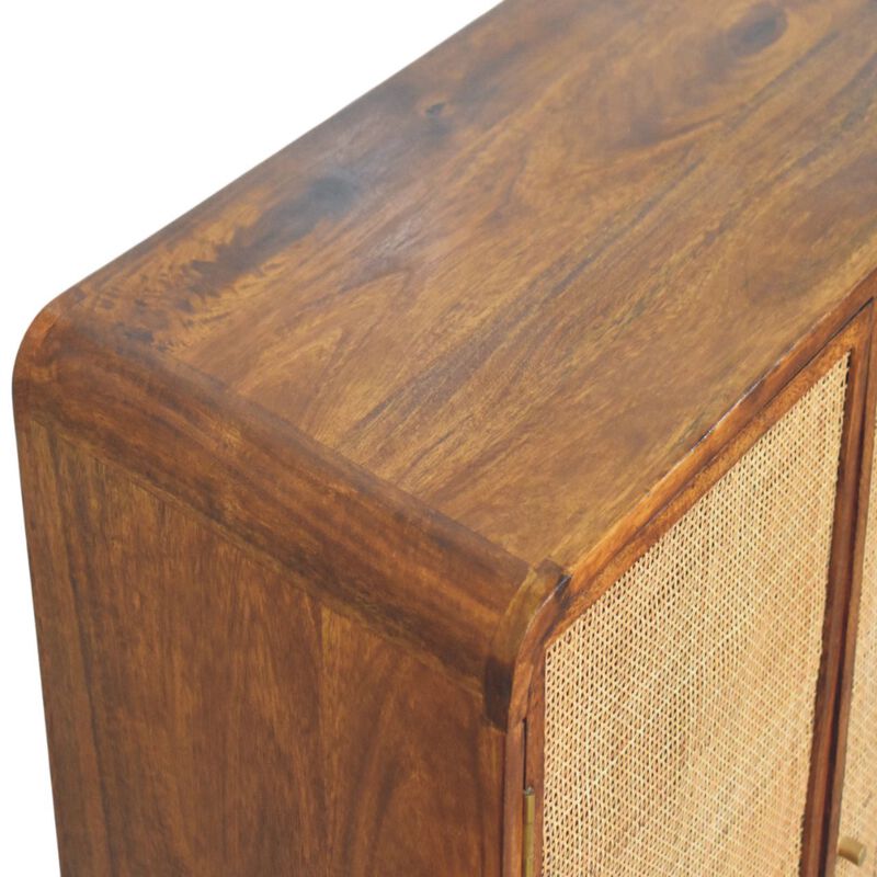 Larissa 2 Door Chestnut Cabinet image number 5