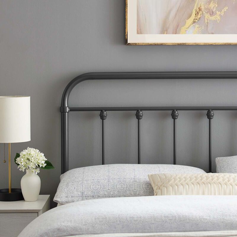 Sage Metal Headboard image number 3