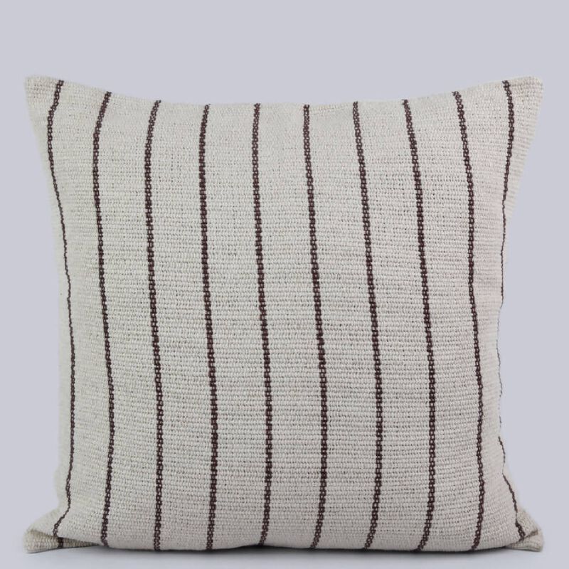 Cotton Striped Pillow - Cover