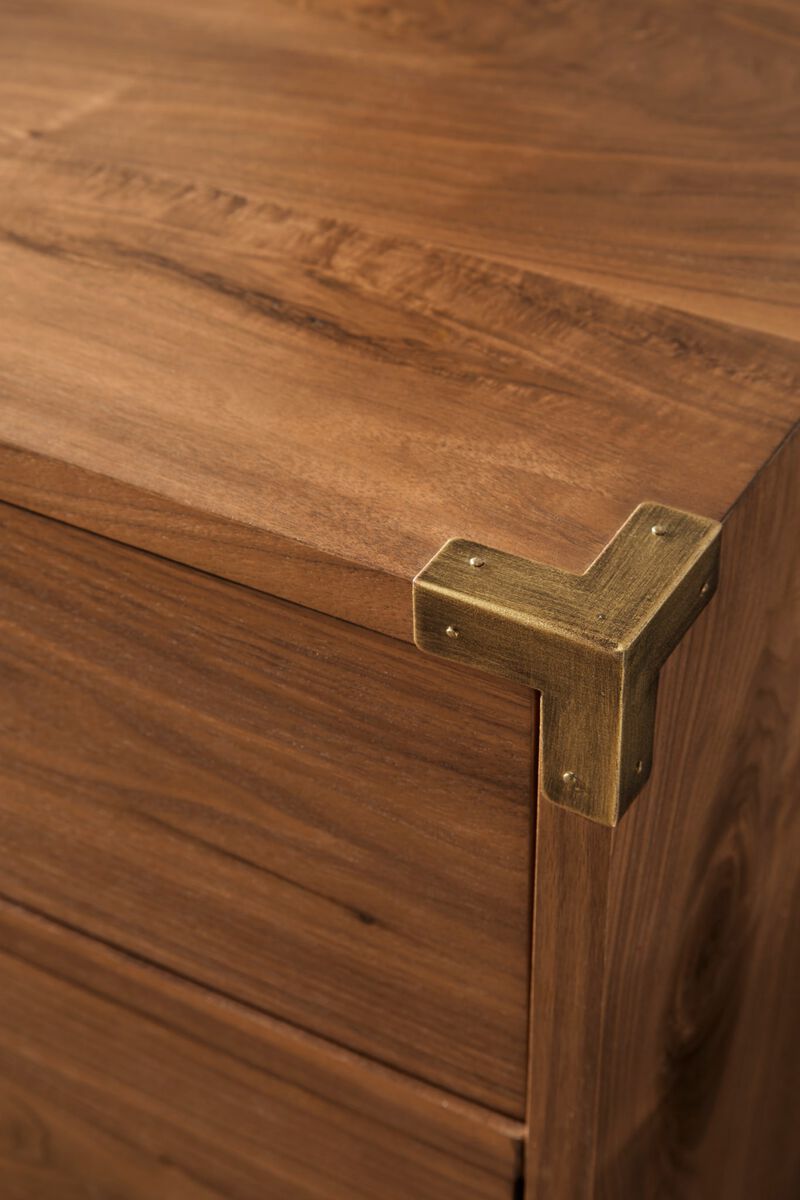 Adler Six Drawer Dresser in Natural Walnut