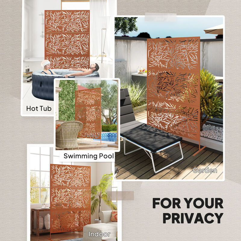 Hivvago Outdoor Bamboo Style Privacy Screen image number 5