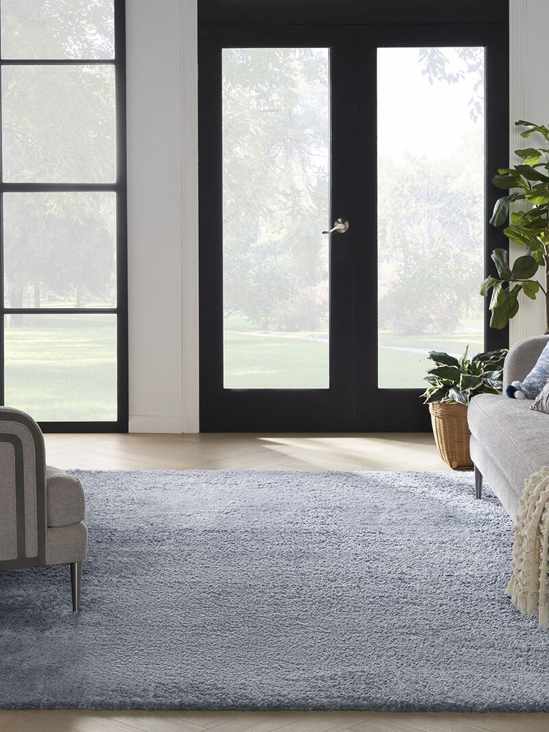 Dreamy Shag DRS05 Light Blue 9' x 12' Rug