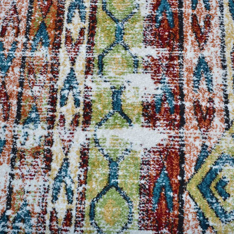 RUGSOTIC CARPETS MACHINE MADE HEATSET POLYPROPYLENE AREA RUGS  - Runner Shape, Contemporary Modern Design, Midium Pile Machine Made Area Rugs (M00057) image number 3