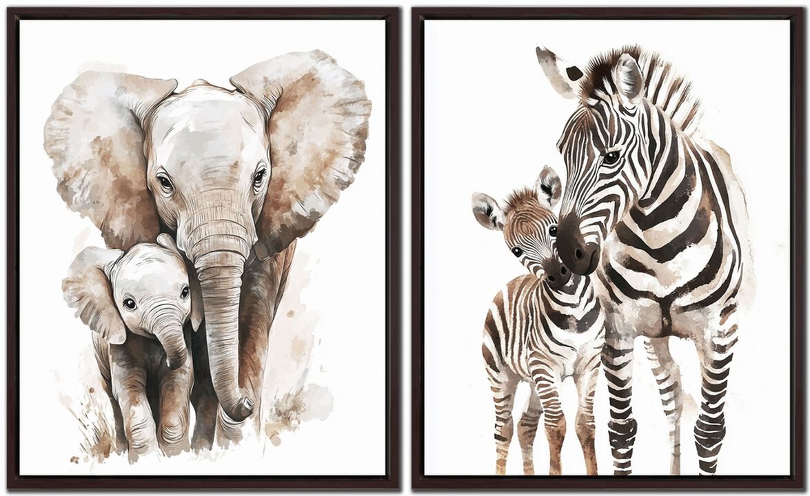 Babies With Mothers (Set of 2)