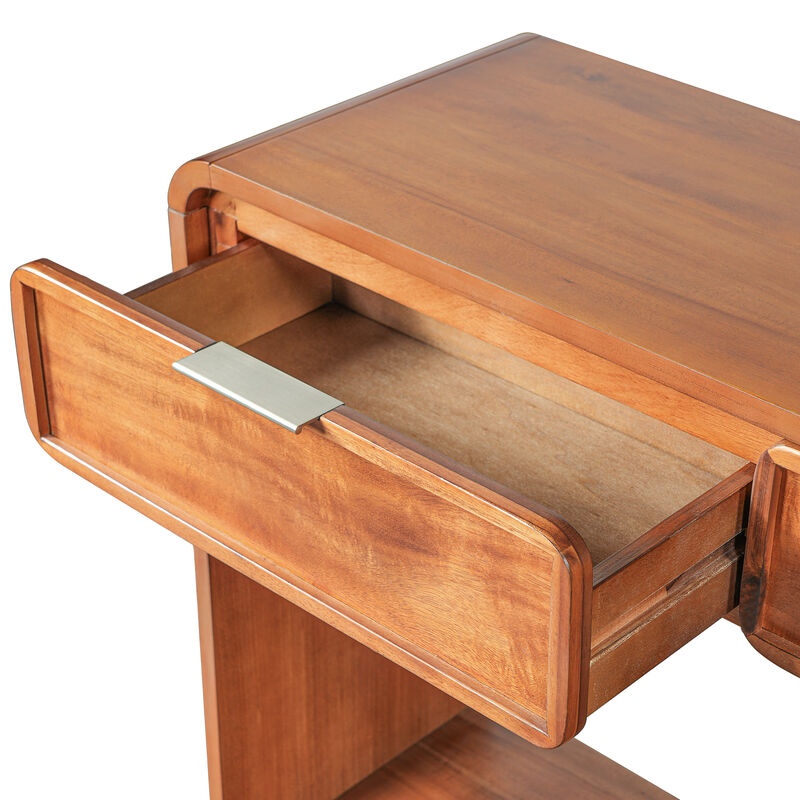 Merax Retro-Chic Storage Console Table image number 5