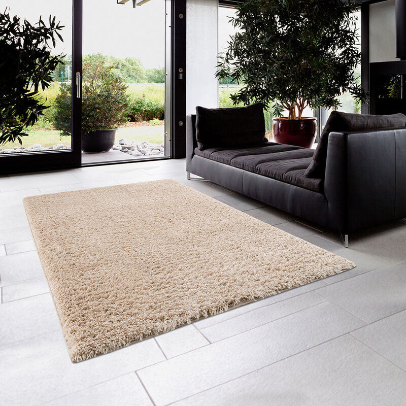71x47 inch Gray Super Soft Polyester Shag Area Rug