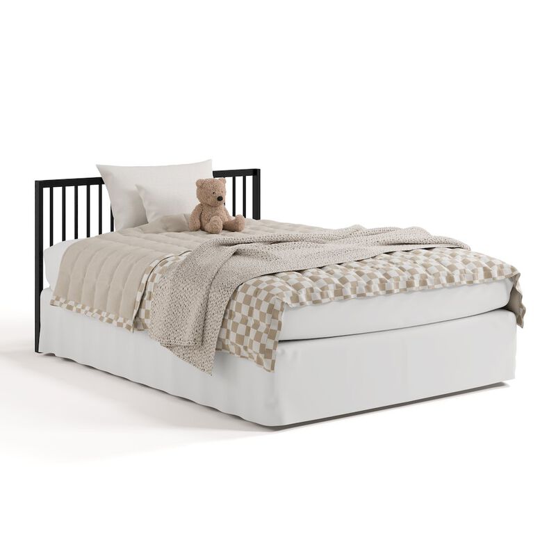 Teddi Convertible Crib & Changer-Black image number 5