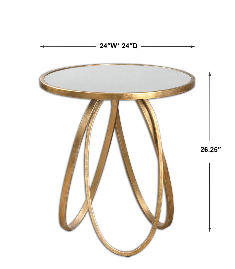 Montrez Gold Side Table